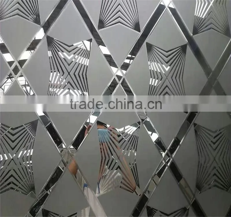 background wall designed mirror supplier