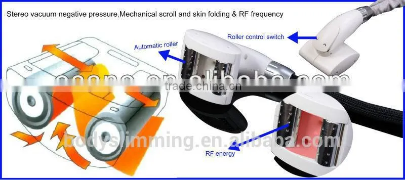 2014 New Design !!! Vacuum Roller Massage / Cavitation Ultrasonic / Radio Frequency / Beauty Slimming Apparatus For Sale