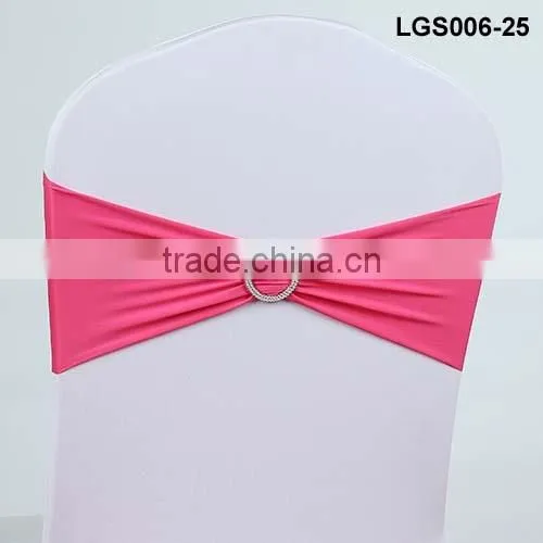 wedding decorative cheap purple chair bands wholesale