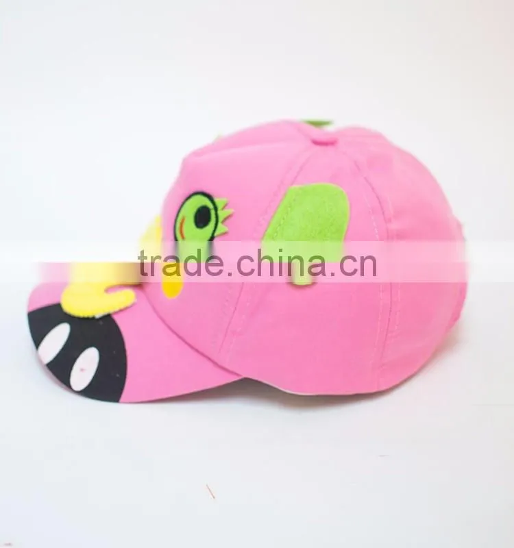 OEM crazy hats for kids 3d pull girls baseball cap boys cap and hat