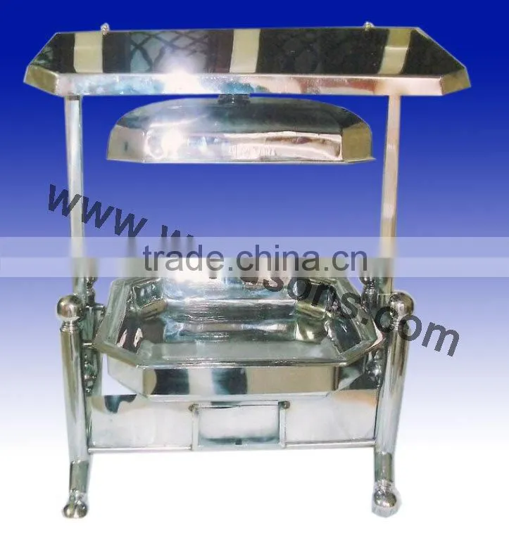 new design handmade chafing dish for sale | 2016 metal made chafing dish | modern chafing dish | brass plated chafing dish