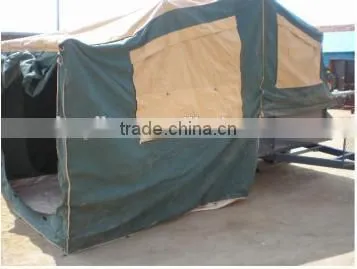 canvas cover camping trailer