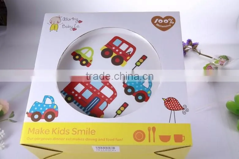 food safe melamine dinner set for kid, microwave safe melamine dinner set