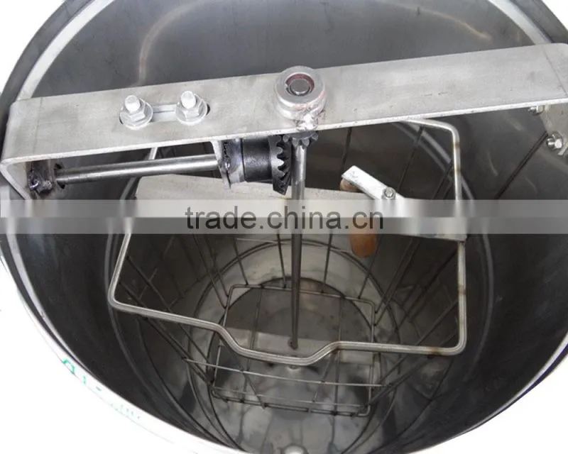 Apiculture manual stainless steel/plastic 2 frame reversible honey extractor electrica