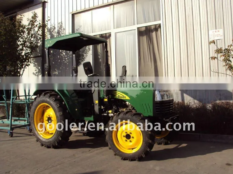 Compact garden turf tyre black tractor, 40HP, 4WD, can fit with 4in1 loader, backhoe, slasher, post hole digger.