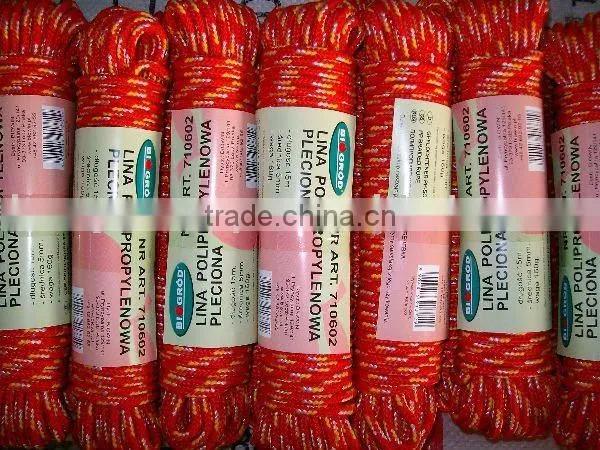 China Supplier Red Braided PP Rope