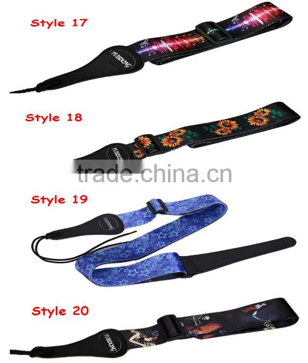 SGS 50*2mm heat transfer ukulel belt / guitar strap