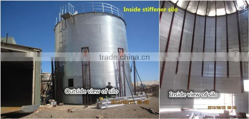 fumigation silo metal bolt bins maize storage tank