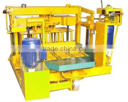 Pakistan QTY4-30 Mobile concrete block machine,hollow brick making machine,hydraulic brick machinery