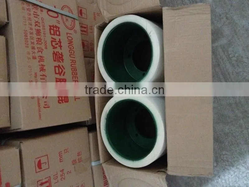 10" white Rice Huller rubber roller for rice mill