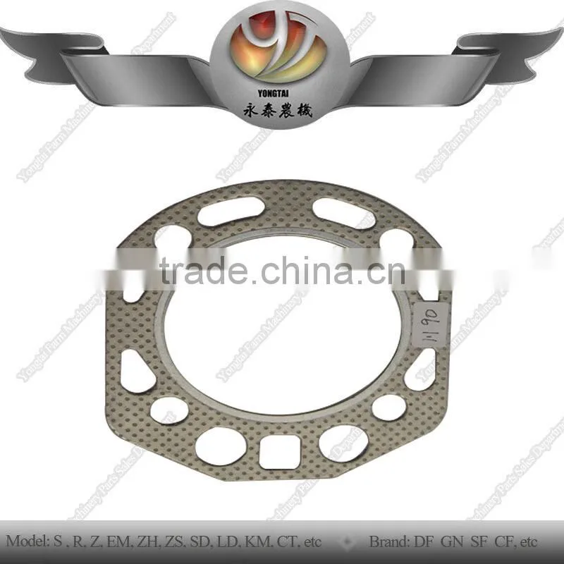 Tractor EM190 cylinder head gasket, single cylinder EM190 diesel engine gasket