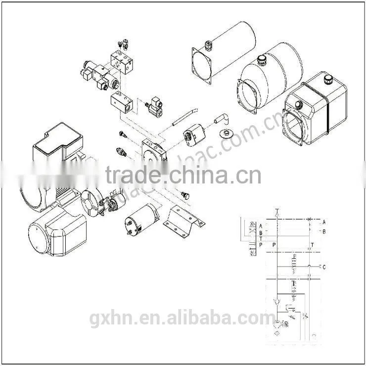 DC12V 24V 48V Hydraulic Power Unit for Sale