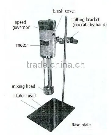 JRJ300-S Lab High Shear Dispersing Mixer for cosmetic