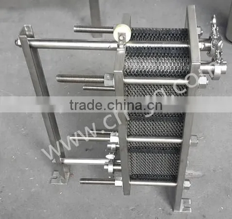 stainless steel plate heat exchanger machine