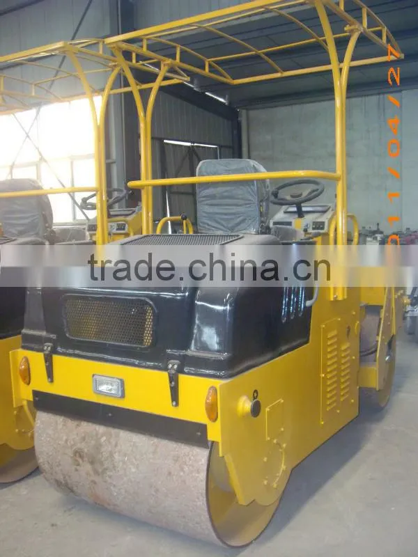 Mini vibrarory road roller, 3 ton double drum road roller (QLNC3B)