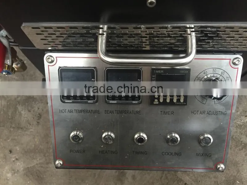 1kg mini gas heat type home coffee roaster machine for sale