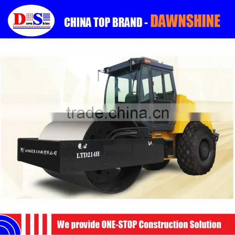14tons New Full Hydraulic Single-Drum Vibratory Road Roller LUTONG LTD214H Price