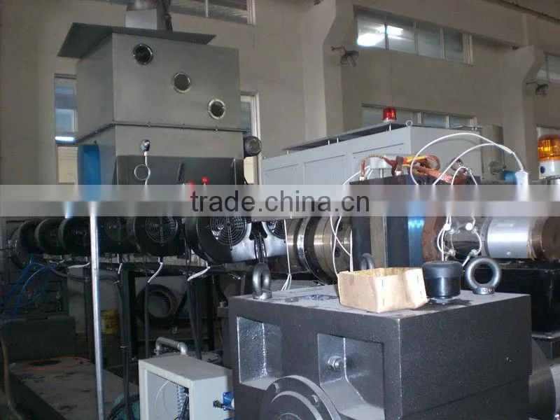 pp pe double stage granulating machine/pelletizing recycling line