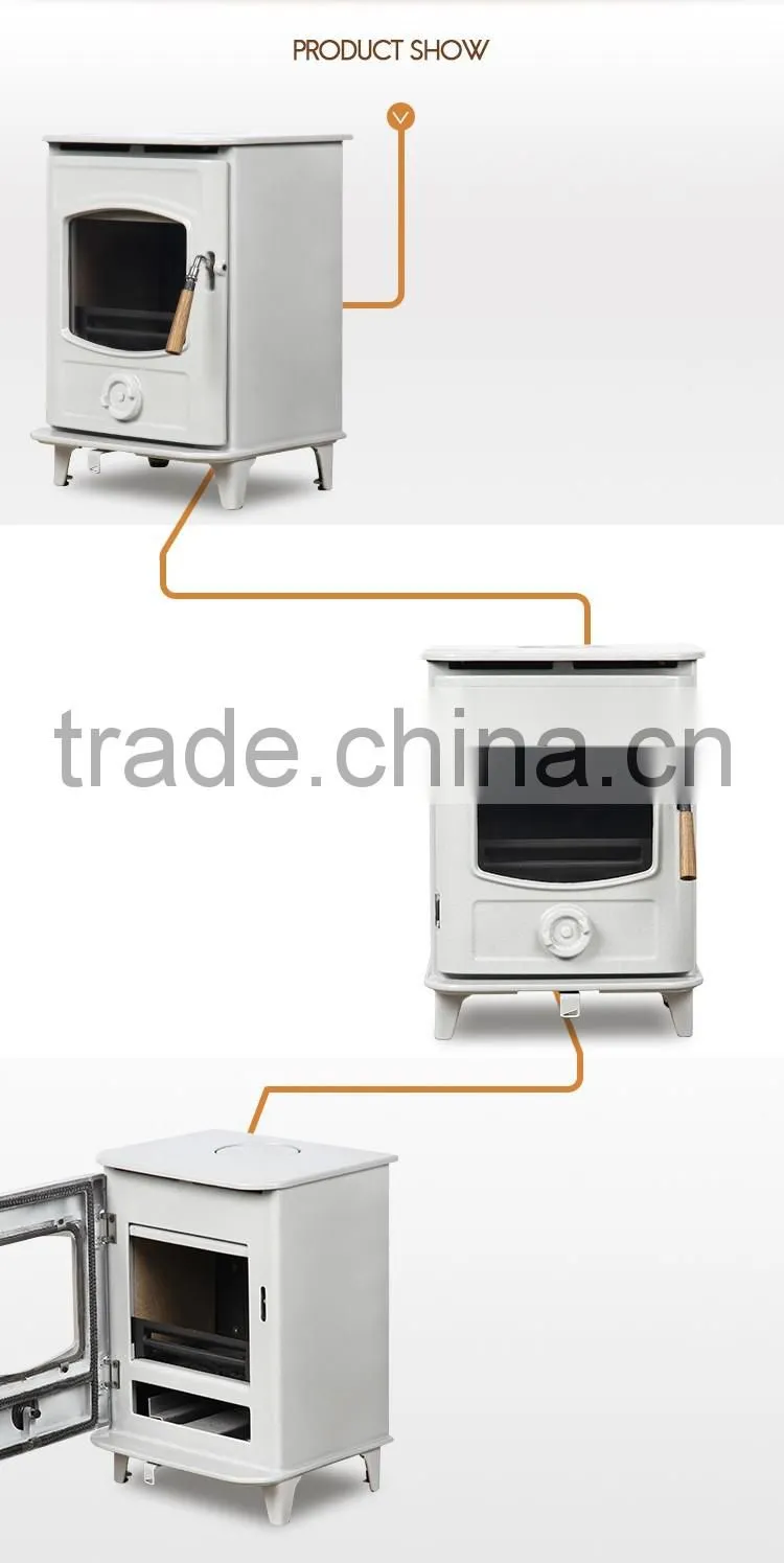 Indoor Wood Heater Type Cast Iron Fireplace/enamel surface fireplace used to home warming