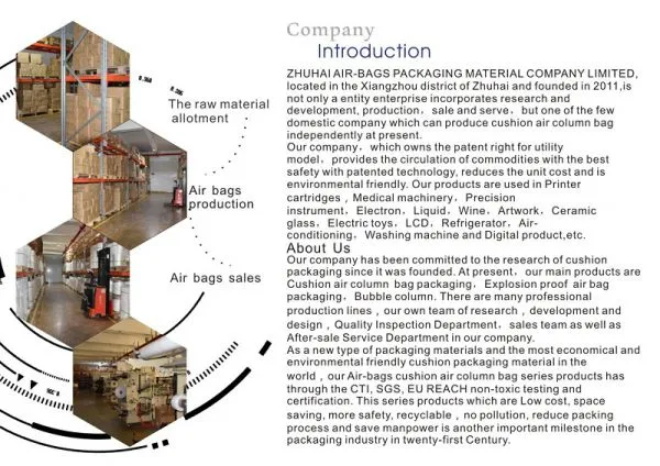 Zhuhai Air-Bags Packaging Material Co., Ltd. company overview - view 1