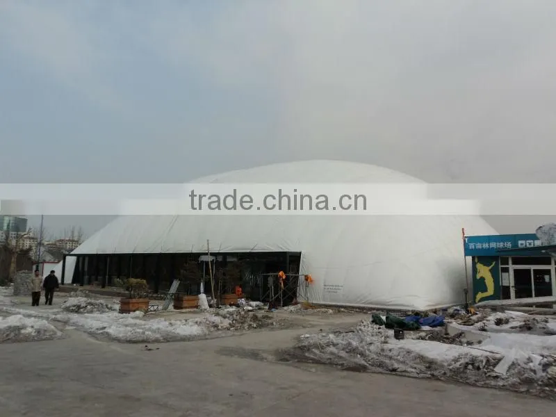 PVC pneumatic membrane structure architecture,large inflatable tent