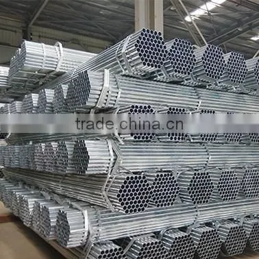 3"1.0mm Building Materials Hot Dip Galvanized Steel Pipe For Greenhouse