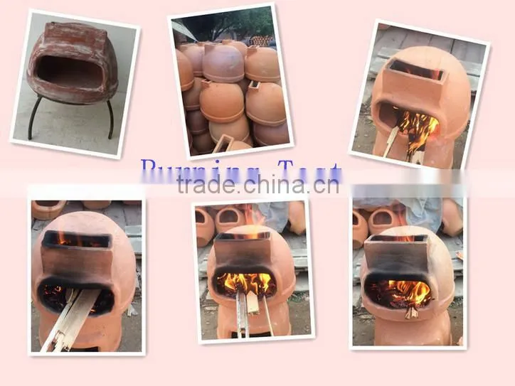 2014 Hot selling Clay BBQ Machine Not Coated Charcoal BBQ Grill for sale