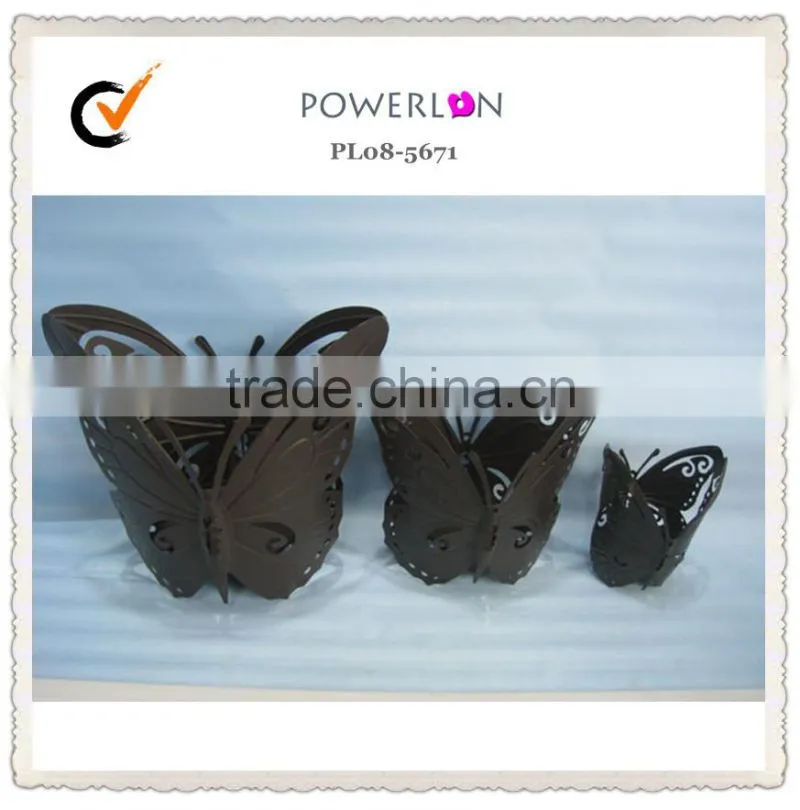 Decorative Butterfly Metal Candle Holder Country style home deco