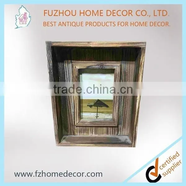 Cloth and paper photo frame design