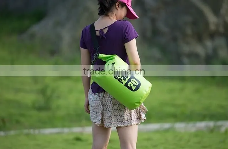 500D Ocean Pack Waterproof Dry Bag With Shoulder Straps Outdoor Camping/Hiking/Swimming Waterproof Ocean Pack For Sale