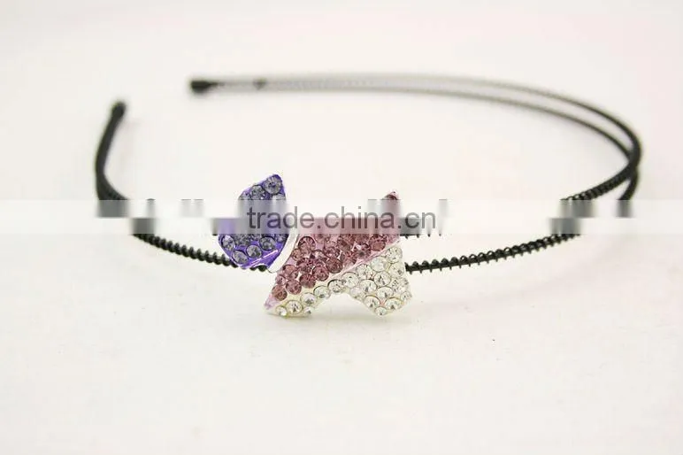 double wires metal headband for kids