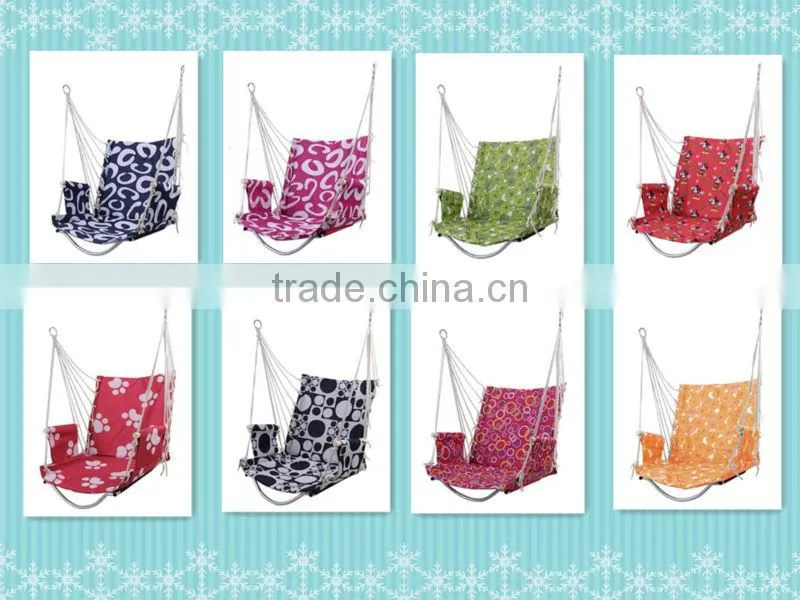 outdoor single seat swing chair with swing chair stand