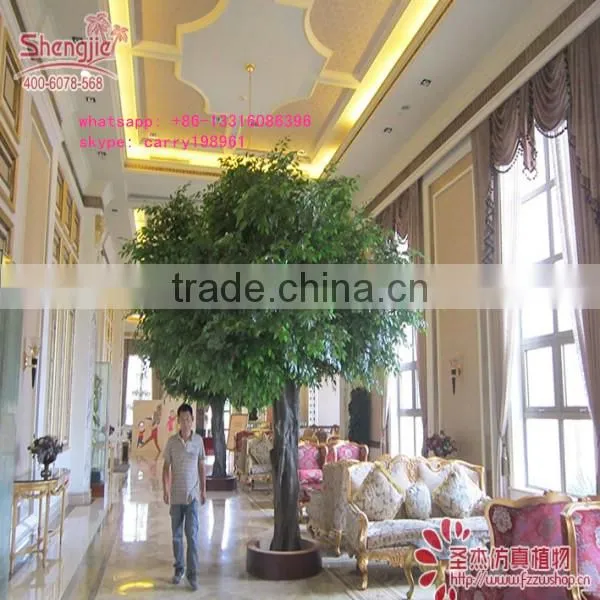LXY081000 factory cheap artificial banyan trees plastic ficus bonsai tree for sale
