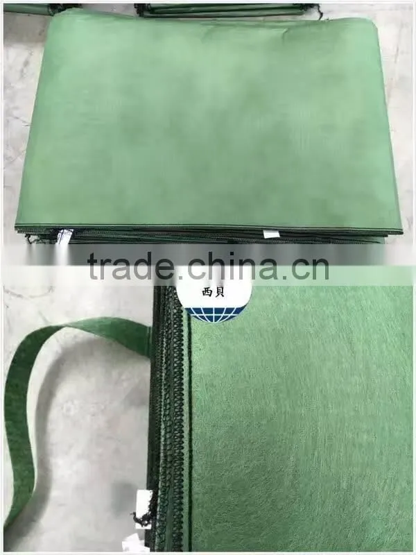 long fiber polyester geotextile bag for river slope protection
