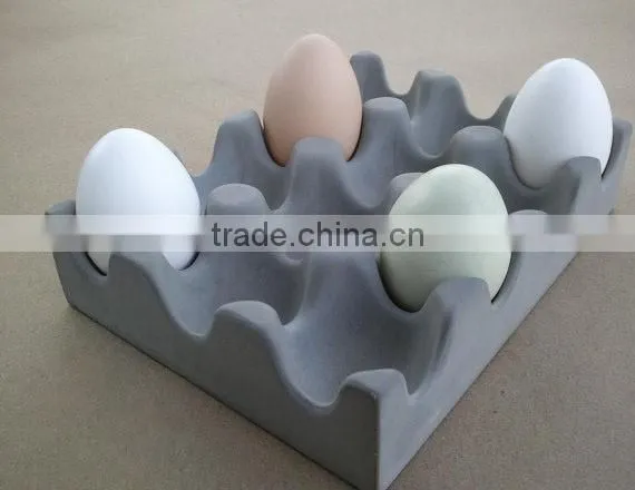 Concrete egg tray kitchen equipment food tray