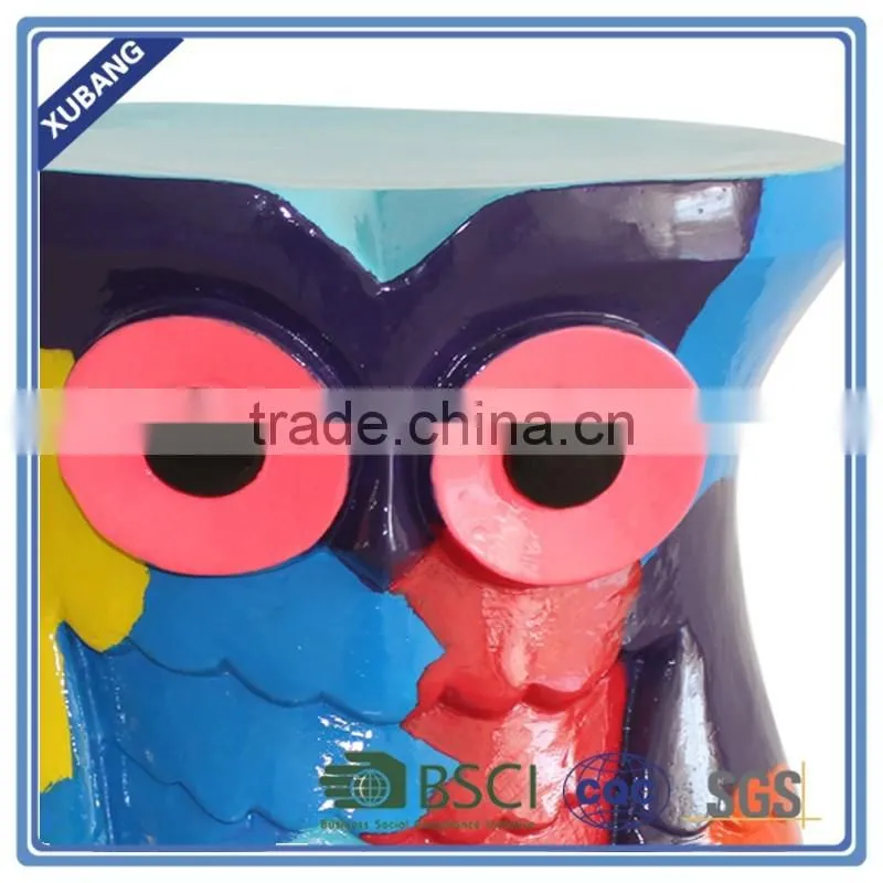 colorful resin garden stool for indoor and outdoor