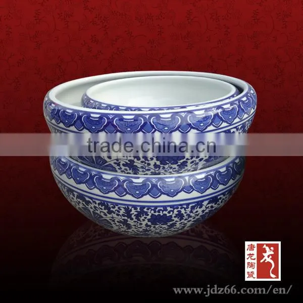 Fine yellow color porcelain fruit basket made in Jingdezhen