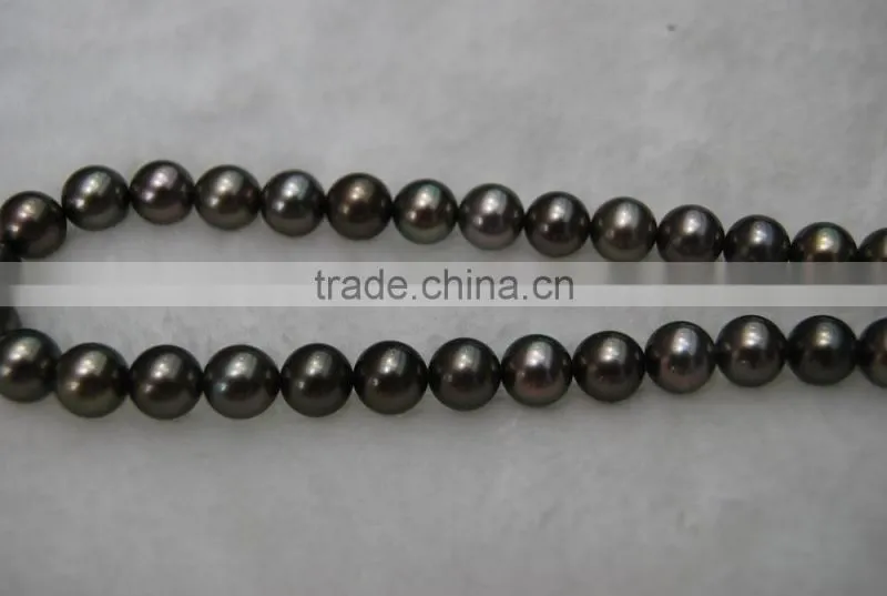 9-10mm AAA loose strand tahitian pearls wholesale price