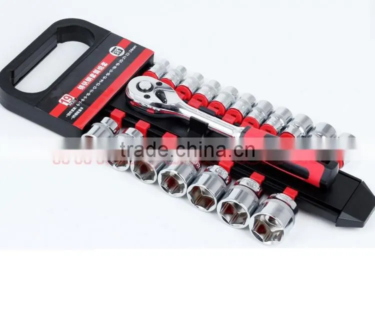 27pcs 19pcs 12pcs socket wrench set ratchet wrench socket set 1/2 3/8 1/4 driver set