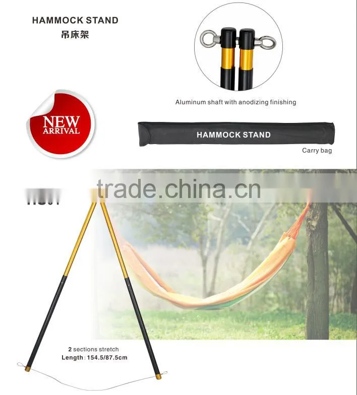 New design aluminum camping hammock stand