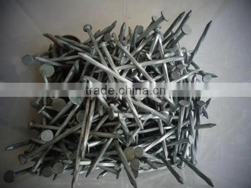 steel iron nails 1-1/2"& 1-1/4" with cap on hot sale