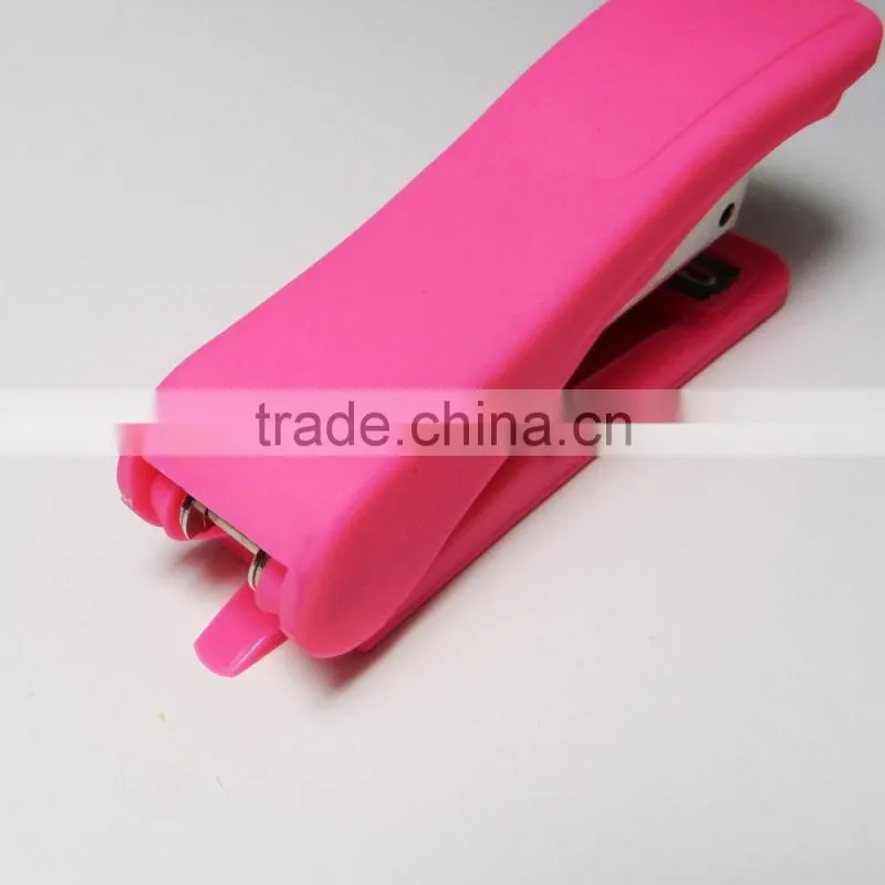 Office plastic colorful cheap stapler