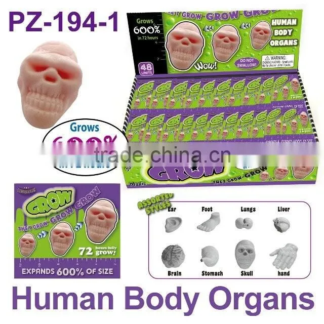 Magic Water Grow Skull Toys