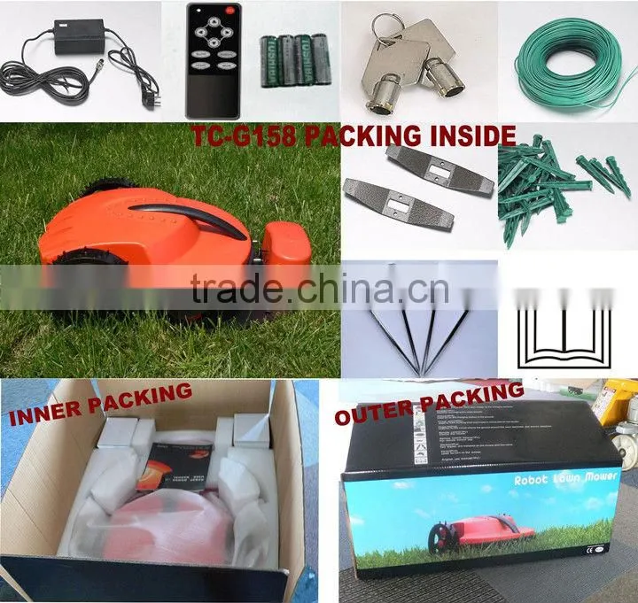 robot lawn mower, CE RoHS approved, lead-acid battery, intelligent garden tool
