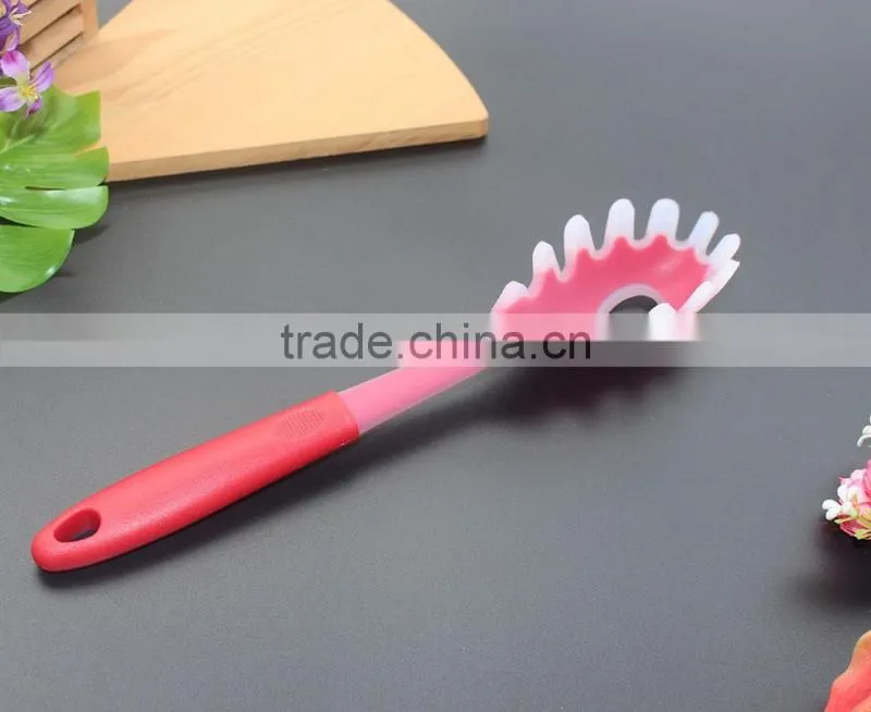 CK-3121 Food grade FDA & LFGB 6pcs gadget silicone kitchen cooking tools set eco silicone kitchen utensil set with PP handle