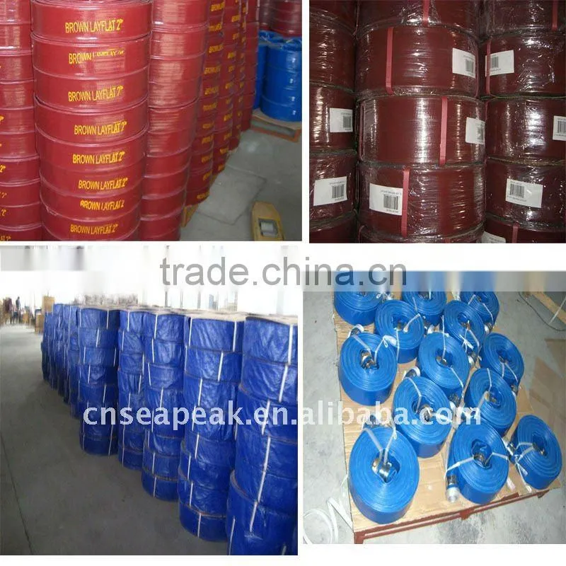 roll flat garden water hose