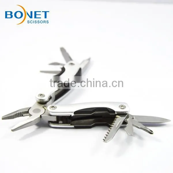 SFI0003B FDA qualified multi purpose Stainless steel folding fly fishing pliers scissor