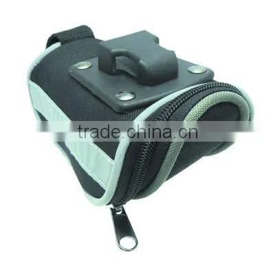 Green Durable Nylon Bike Saddle Bag