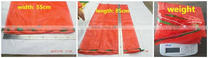 PP PE raschel garlic mesh bags