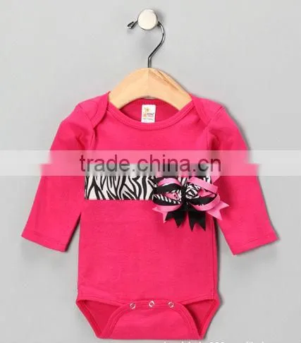 Wholesale 100% Cotton Baby Girl Soft Stripe Romper For Infant Baby Clothes